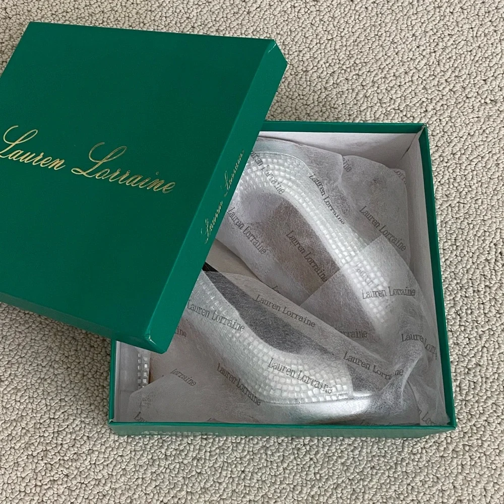 Lauren Lorraine Crystal Platform Heels